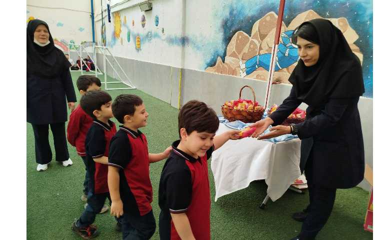 توزیع میانوعده کلیه پایه ها 18