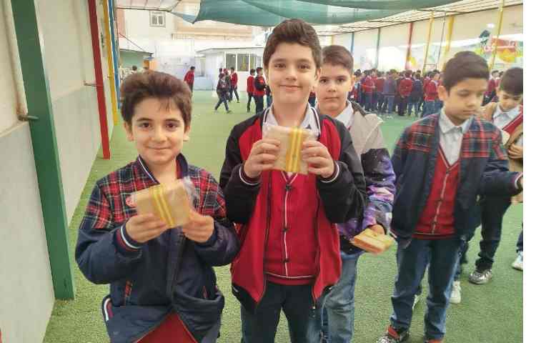 توزیع میانوعده کلیه پایه ها 2