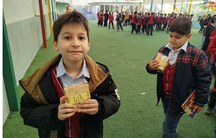 توزیع میانوعده کلیه پایه ها 4