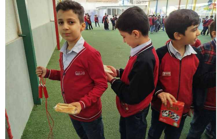 توزیع میانوعده کلیه پایه ها 6