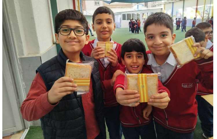 توزیع میانوعده کلیه پایه ها 7