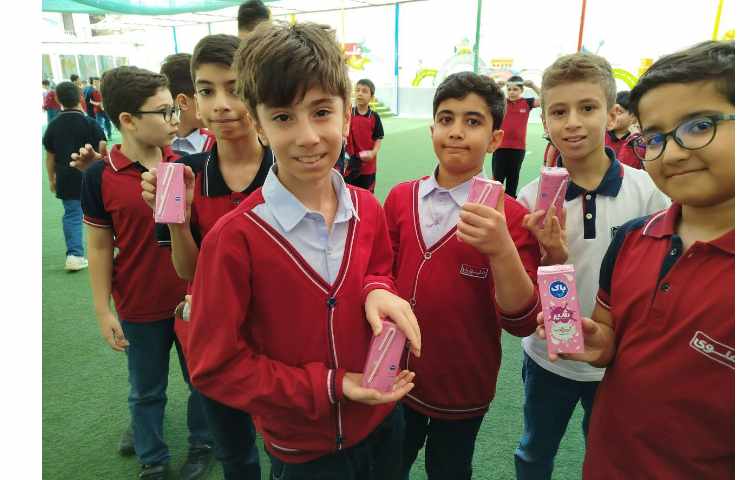 توزیع میانوعده کلیه پایه ها 8