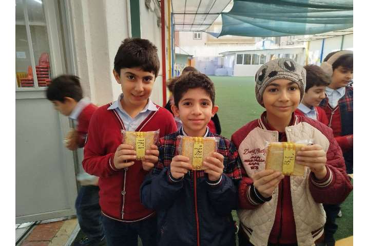 توزیع میانوعده کلیه پایه ها 8