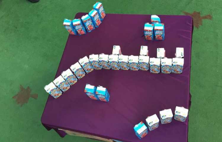 توزیع میان وعده سالم به دانش آموزان 1