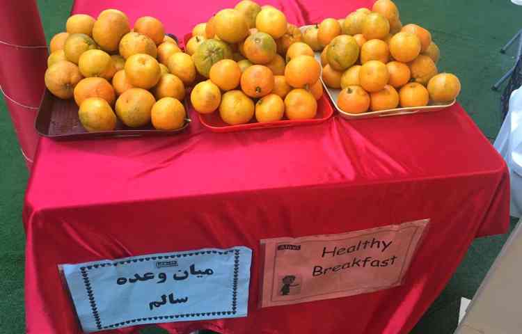 توزیع میان وعده سالم میان دانش آموزان 1