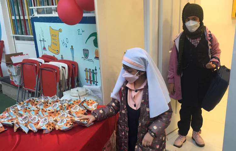 توزیع میان وعده سالم