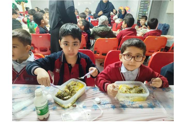 توزیع ناهار