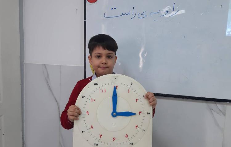 توضیح زاویه راست ،باز و تند روی ساعت