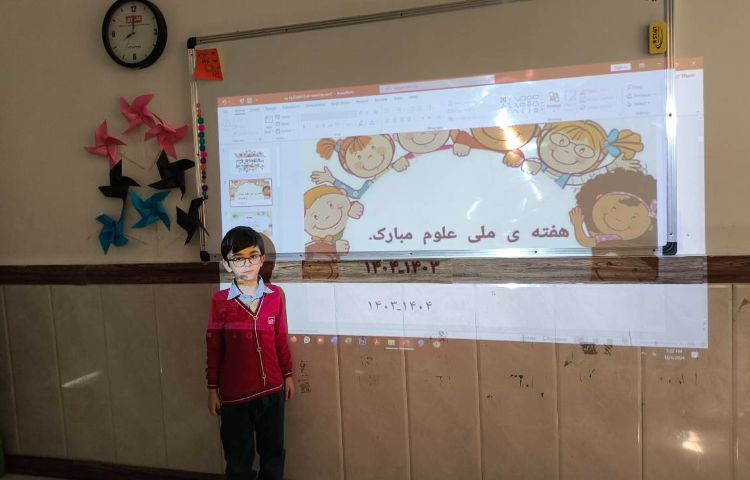 توضیح فعالیت های هفته ملی علوم 6