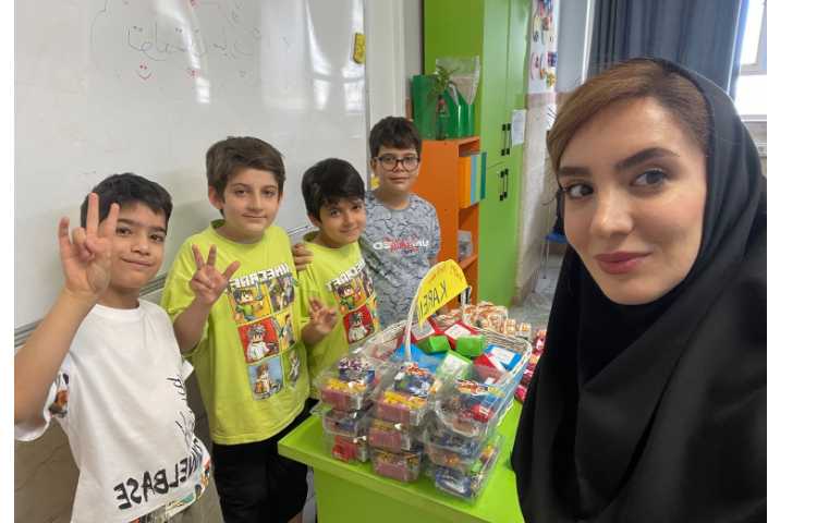 تولد متولدین تابستان ،کلاس3/1،خانم کوچک 1