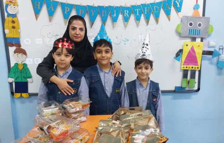 تولد گل پسرهای کلاس اول 8