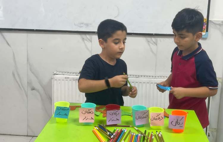 تکرار و تمرین عدد نویسی و درک ارزش اعداد 2