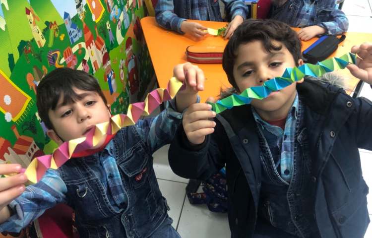 تکنیک تازدن و فنری کردن کاغذ 4