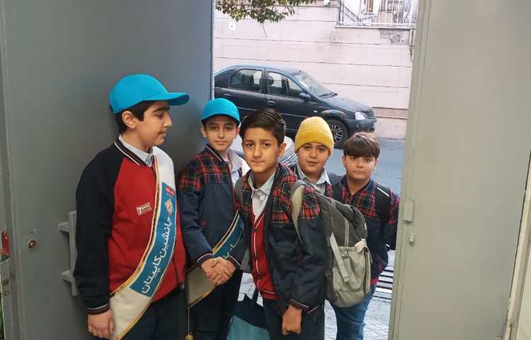 تیم خوشامدگویی طرح چهارخانه گروه آبی 1