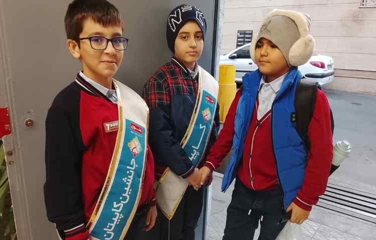 تیم خوشامدگویی طرح چهارخانه گروه آبی 1