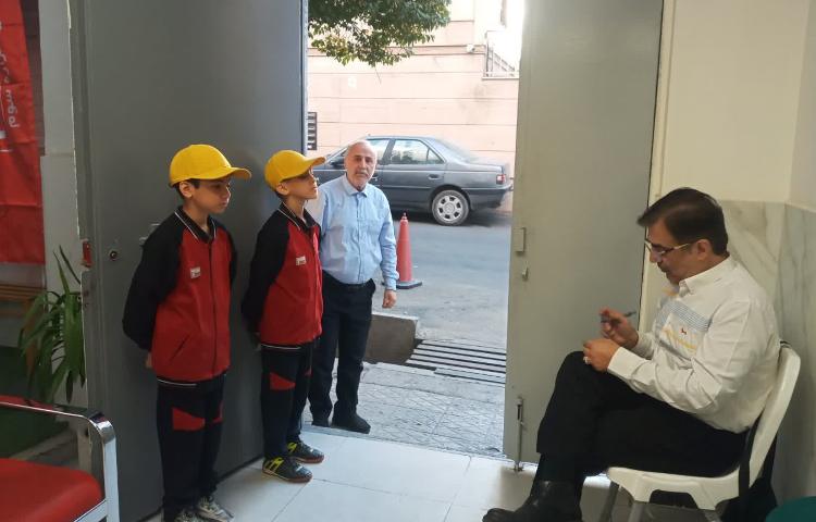 تیم خوشامدگویی طرح چهارخانه گروه زرد 1