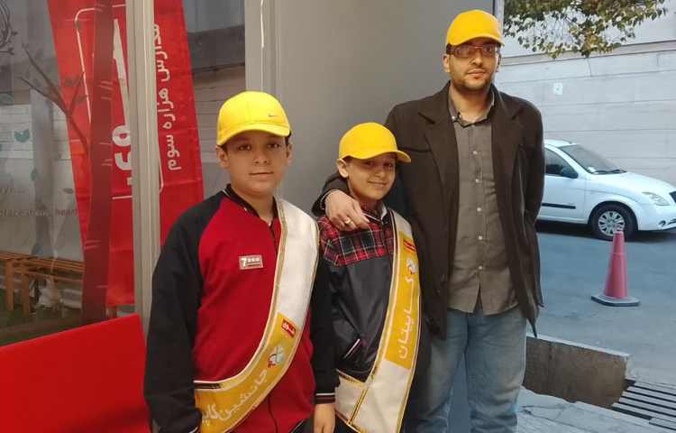 تیم خوشامدگویی طرح چهارخانه گروه زرد 1