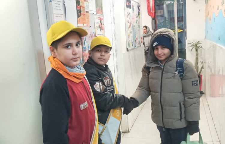 تیم خوشامدگویی طرح چهارخانه گروه زرد 1