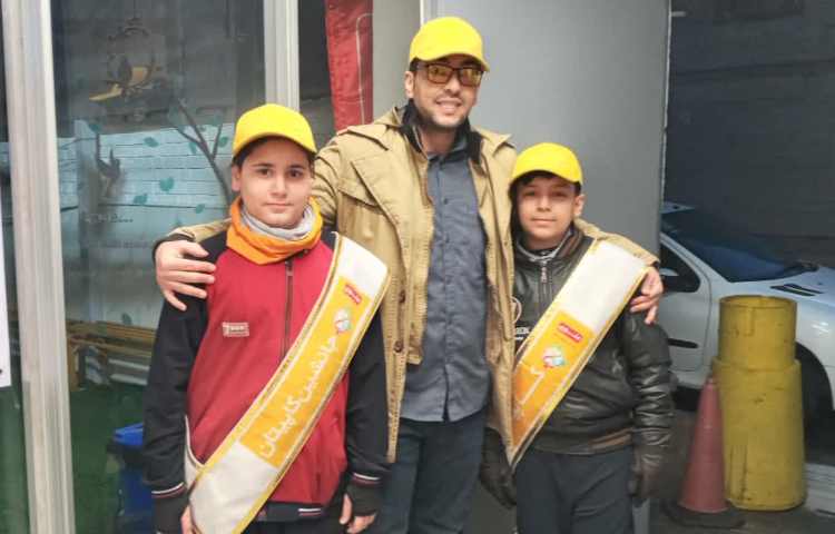 تیم خوشامدگویی طرح چهارخانه گروه زرد 4