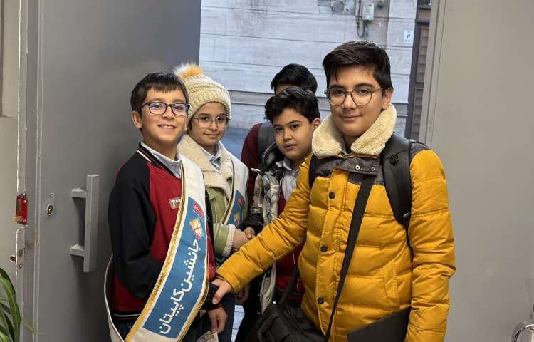 تیم خوش آمدگویی طرح چهارخانه گروه آبی 1