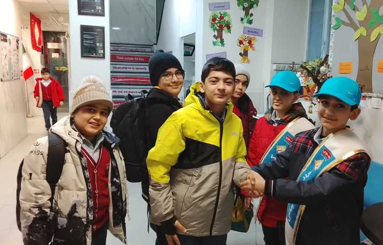 تیم خوش آمدگویی طرح چهارخانه گروه آبی 1