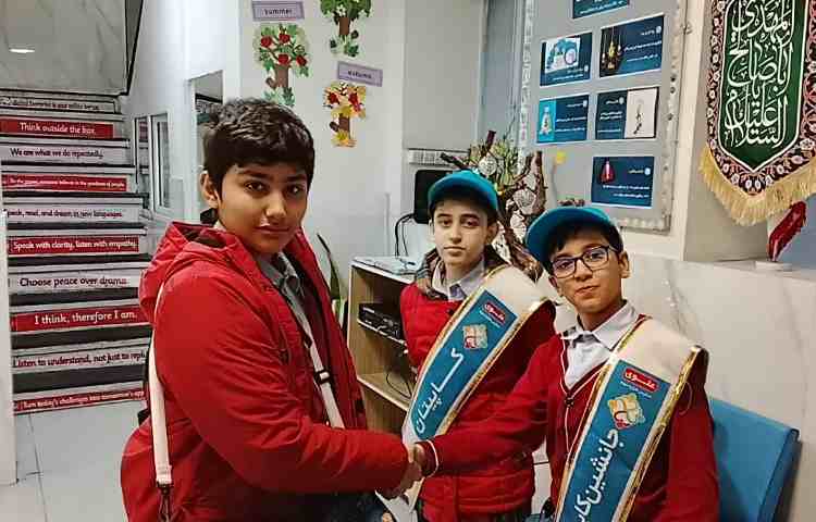 تیم خوش آمدگویی طرح چهارخانه گروه آبی 1