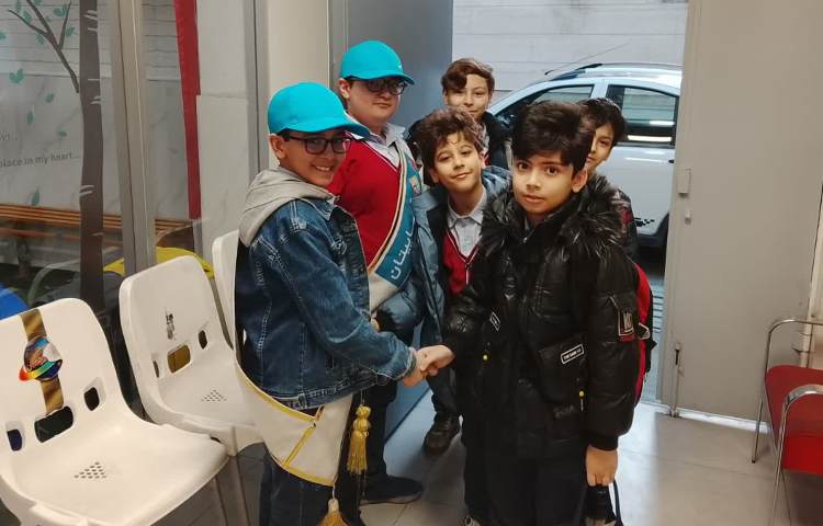 تیم خوش آمدگویی طرح چهارخانه گروه آبی 1