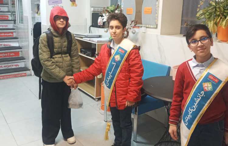 تیم خوش آمدگویی طرح چهارخانه گروه آبی 2