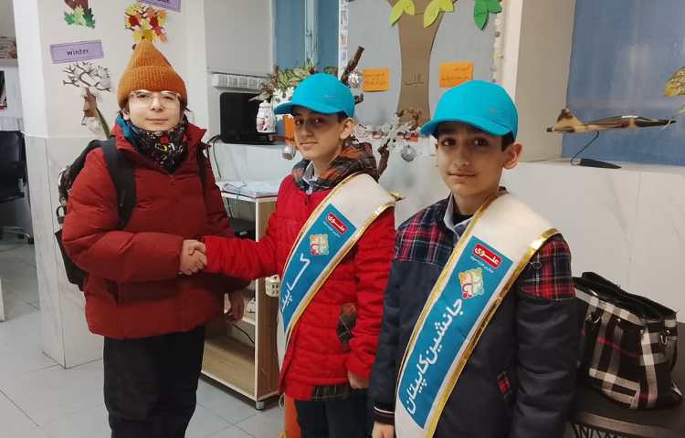 تیم خوش آمدگویی طرح چهارخانه گروه آبی 2