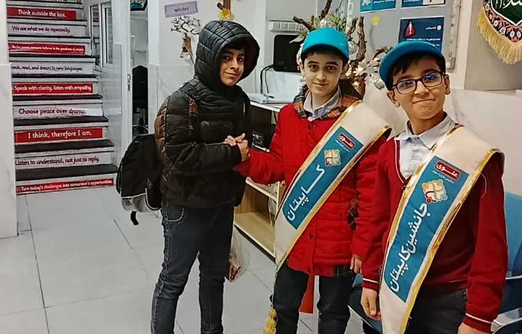 تیم خوش آمدگویی طرح چهارخانه گروه آبی 2