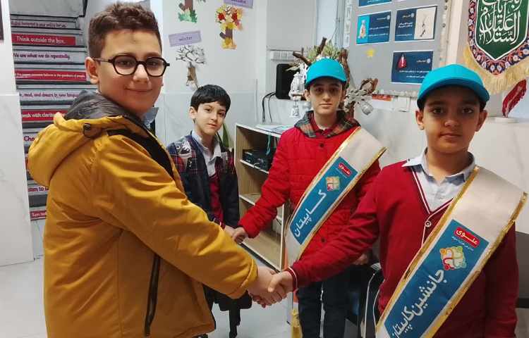 تیم خوش آمدگویی طرح چهارخانه گروه آبی 2