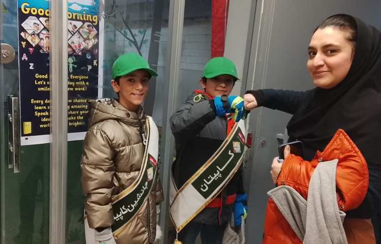 تیم خوش آمدگویی طرح چهارخانه گروه سبز 1