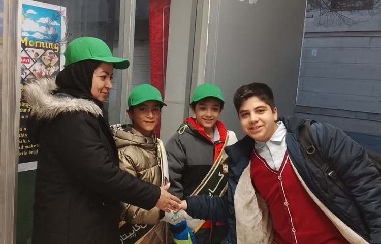 تیم خوش آمدگویی طرح چهارخانه گروه سبز 3