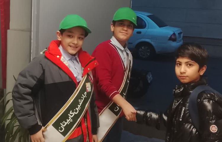 تیم خوش آمدگویی طرح چهارخانه گزوه سبز 1