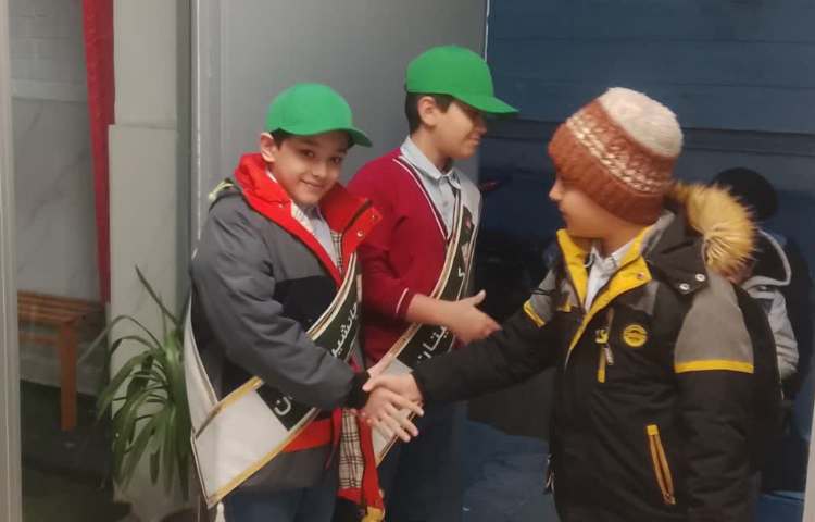 تیم خوش آمدگویی طرح چهارخانه گزوه سبز 2