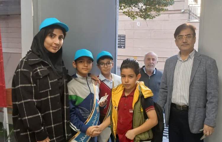 تیم خوش آمدگویی چهارخانه گروه آبی 1