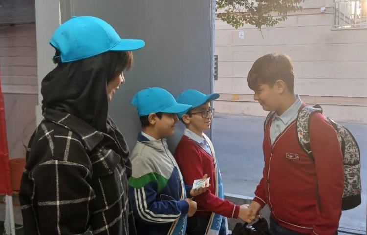 تیم خوش آمدگویی چهارخانه گروه آبی 2