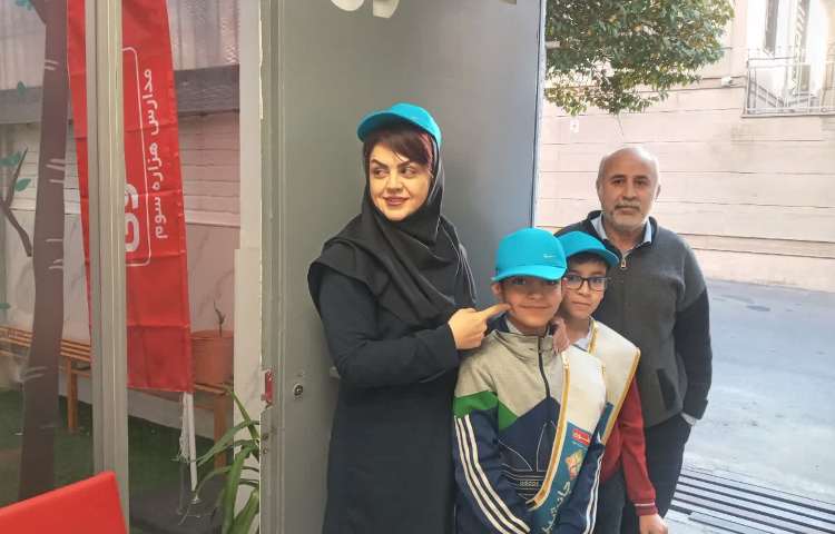 تیم خوش آمدگویی چهارخانه گروه آبی 3