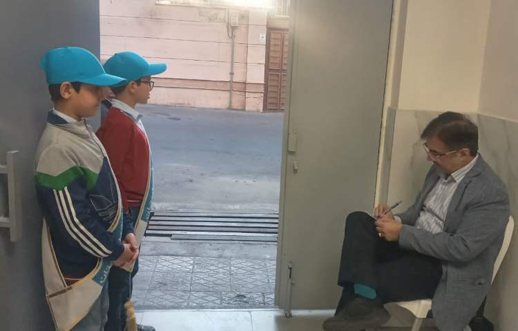 تیم خوش آمدگویی چهارخانه گروه آبی 4