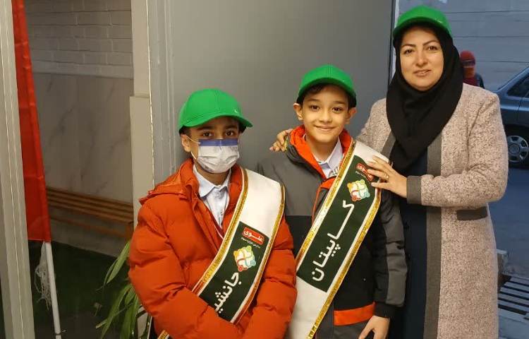 تیم خوش آمد گویی طرح چهارخانه گروه سبز 3