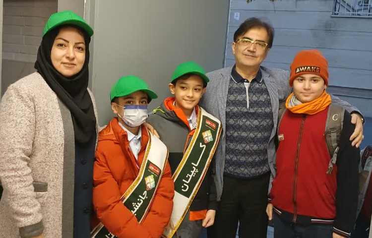 تیم خوش آمد گویی طرح چهارخانه گروه سبز