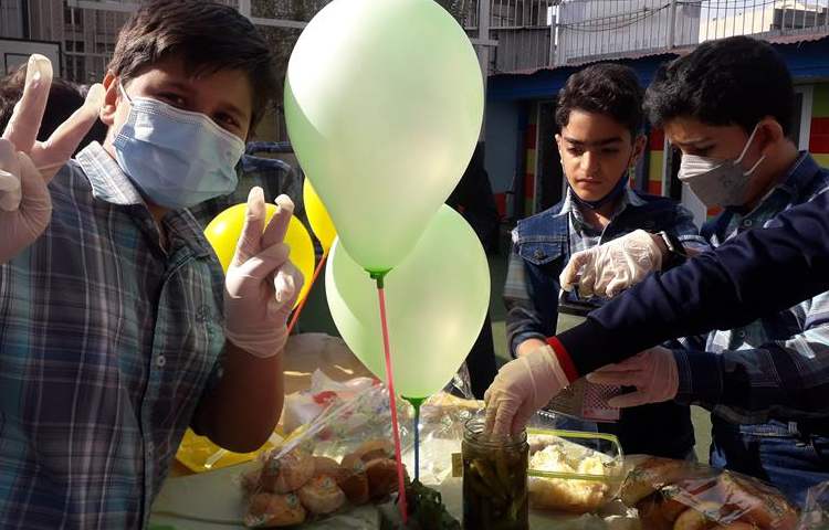 جشنواره غذای سالم دبستان علوی دوره دوم 9