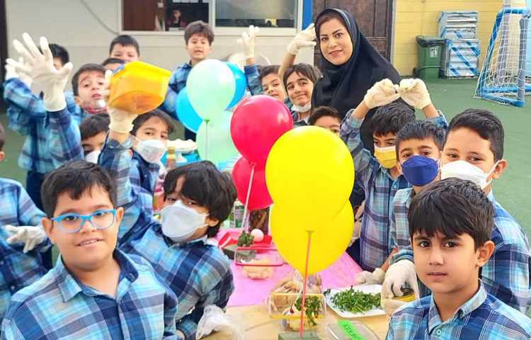 جشنواره غذای سالم پایه دوم