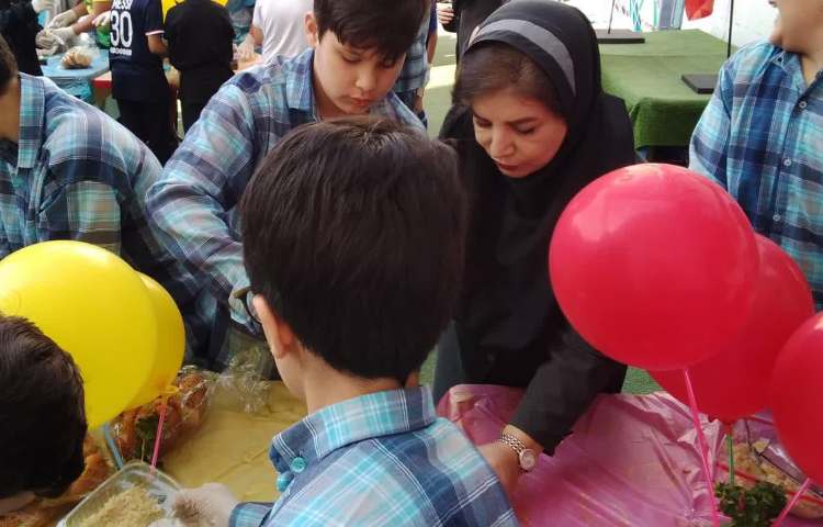 جشنواره غذای سالم پایه ششم 1