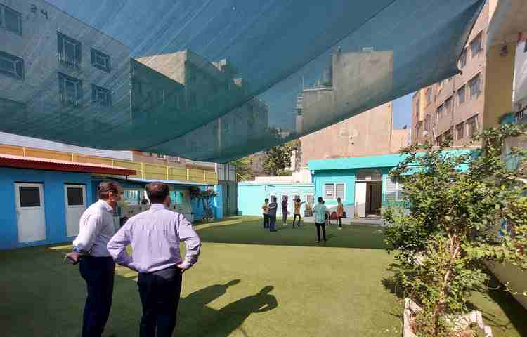 جشن آشنایی با مدرسه دانش آموزان پایه هفتم 10