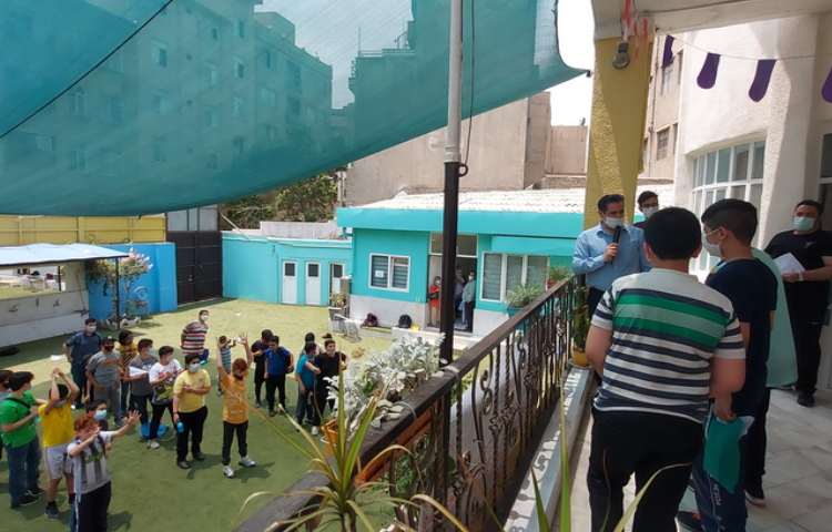 جشن آشنایی با مدرسه دانش آموزان پایه هفتم 31