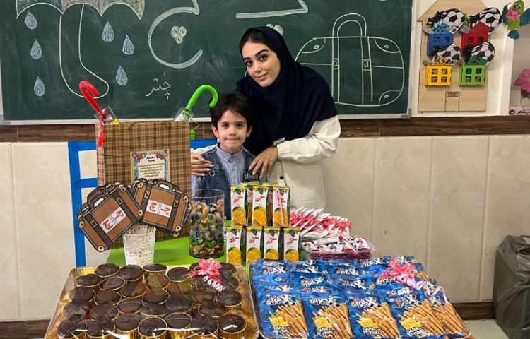 جشن اسم مهدیار جان و تدریس نشانه ی (چ) 2