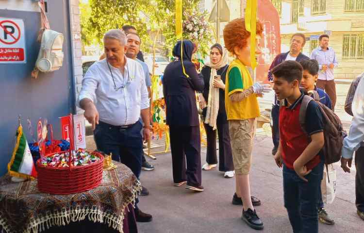 جشن بازگشایی دبستان علوی 20