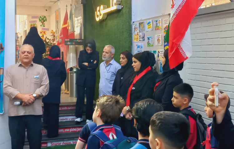 جشن بازگشایی دبستان علوی 34