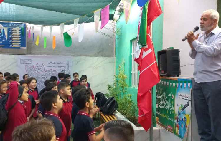 جشن بازگشایی دبستان علوی 44